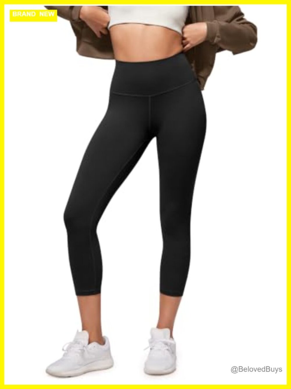 Buttery Soft High Waist Yoga Leggings - Cropped Lounge Pants